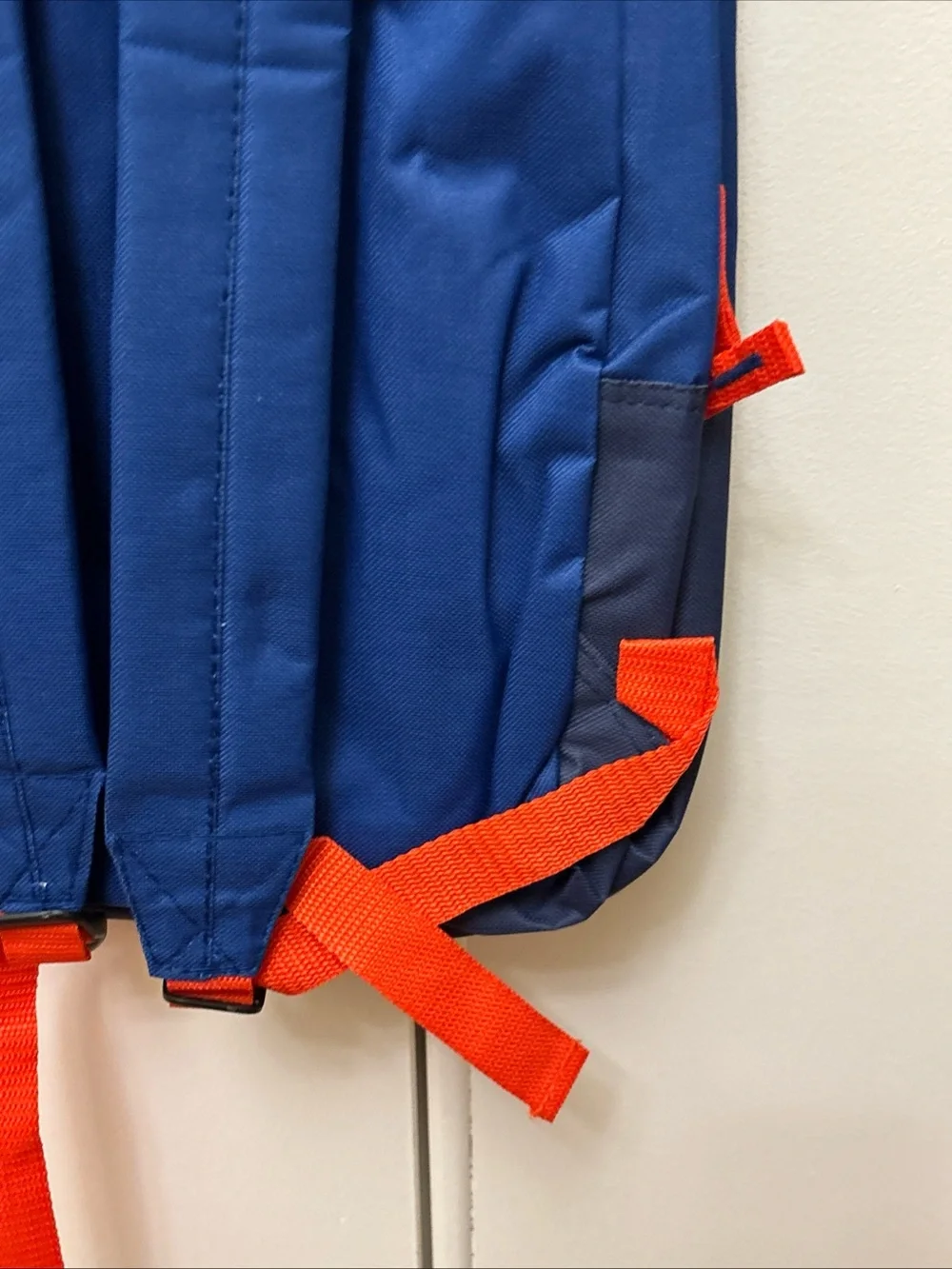 Trailmaker Backpack Blue Orange Lightweight 17 inch Bungee design School New